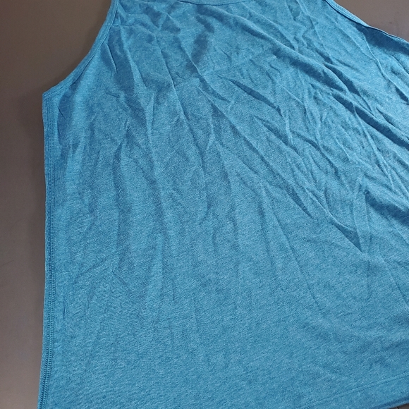 New Balance Women's XL Heather Tech Racerback Teal Blue Tank Top NWT - Picture 4 of 8